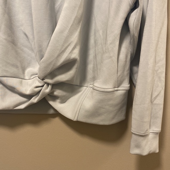 For the Republic Pale Blue Crewneck with Twist Detail - Picture 4 of 6